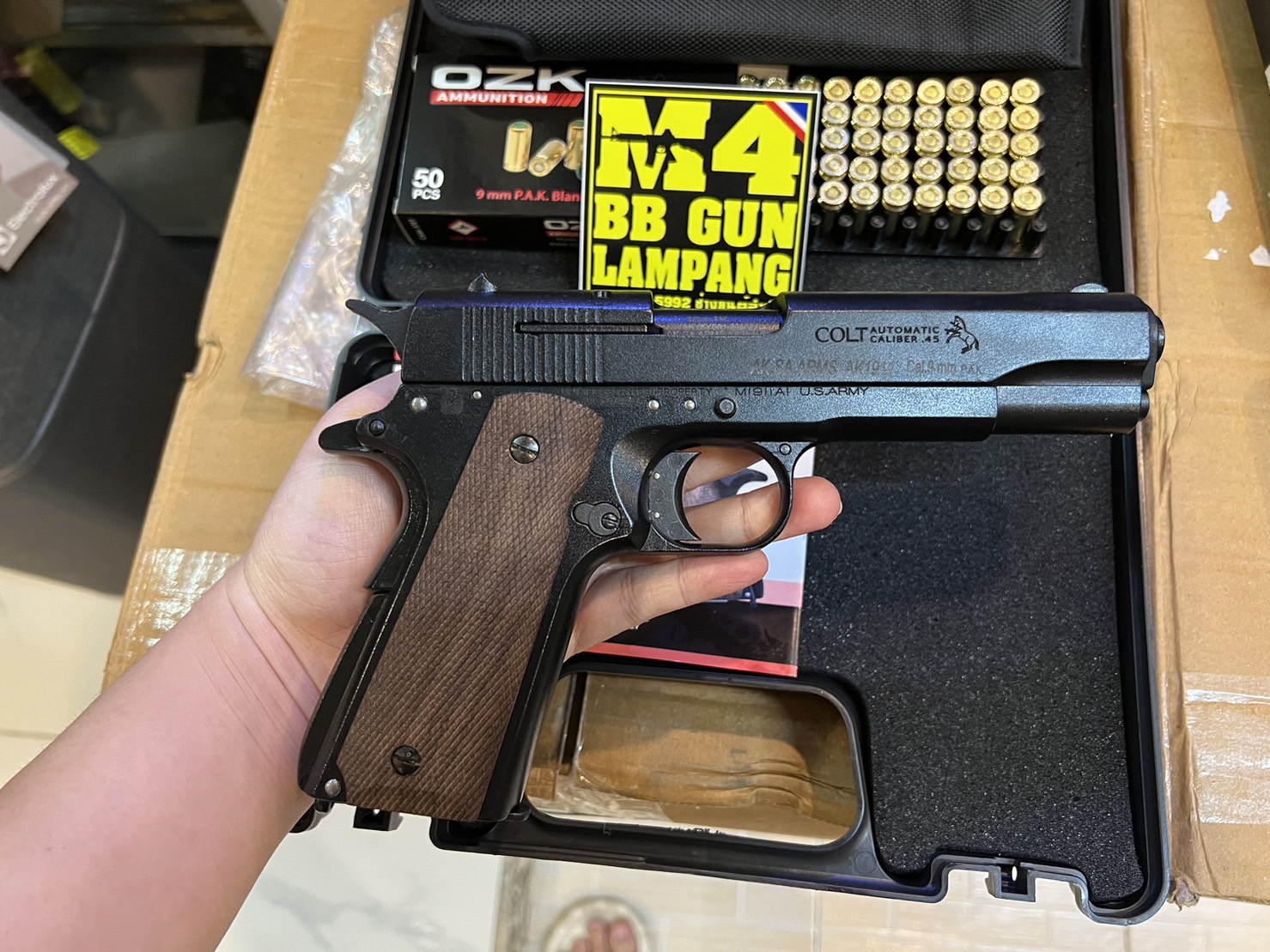 AKSA COLT 1911 ลาย Series 80 สีดำ