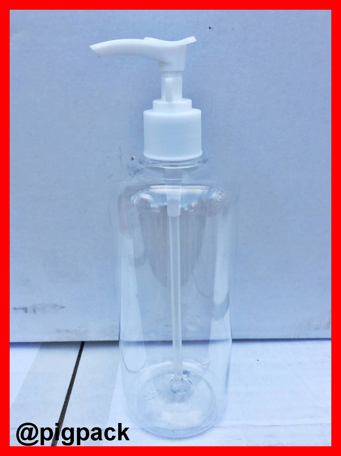 ขวดปั๊มสีใส ขนาด400ml แพ็ค20ชิ้น