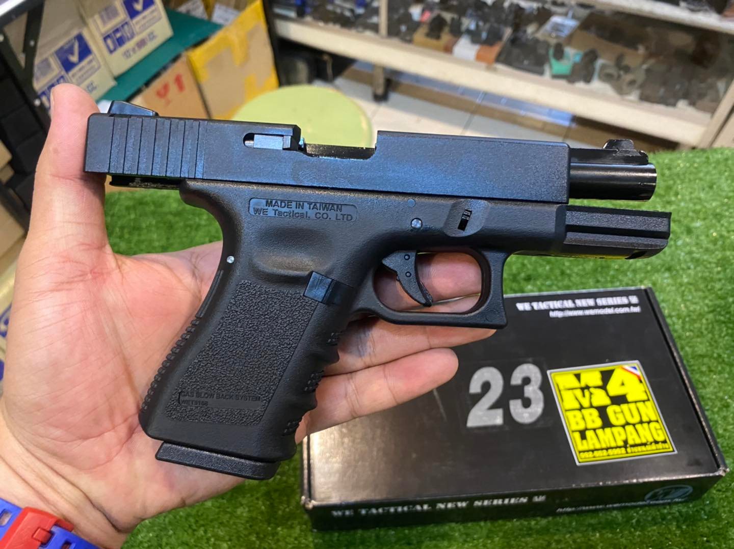 WE Glock23 Gen3 (Full Auto) – สีดำ