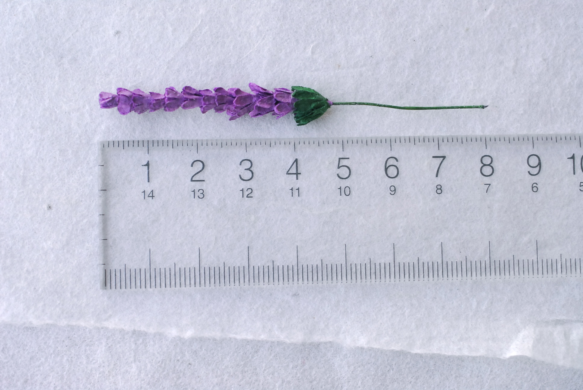 ดอกไม้ประดิษฐ์, ดอกไม้กระดาษสา, ดอก lavender, ดอกลาเวนเดอร์ กระดาษสา งานประดิษฐ์ตกแต่งของชำร่วย, ดอกไม้ทำพานพุ่ม, พานรับไหว้, ขนาด 1 cm. สีม่วงเข้ม dark purple lavender 10 ดอก