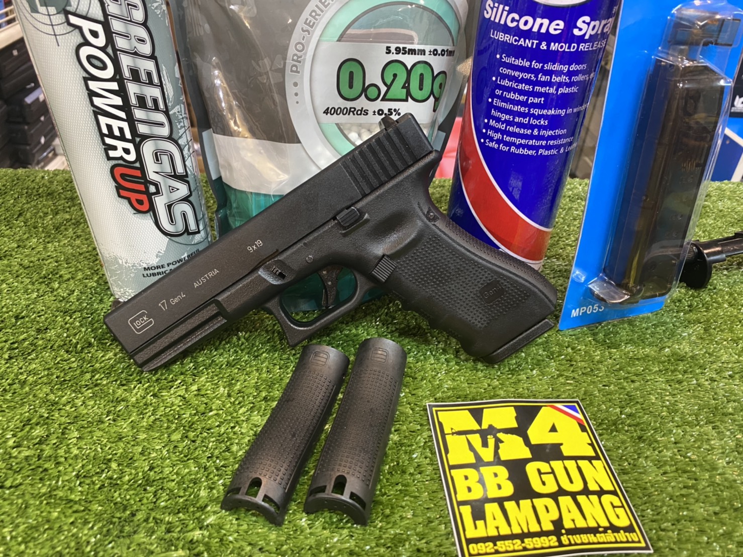 WE G17 Glock 17 Gen4 - สีดำ