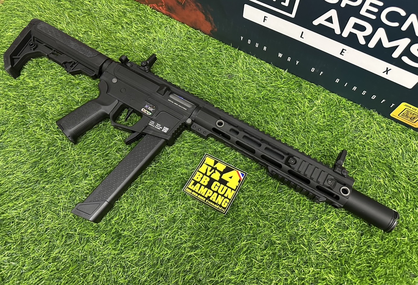 Specna Arms SA-FX02 FLEX™ HAL ETU : AR9 Custom (Black)