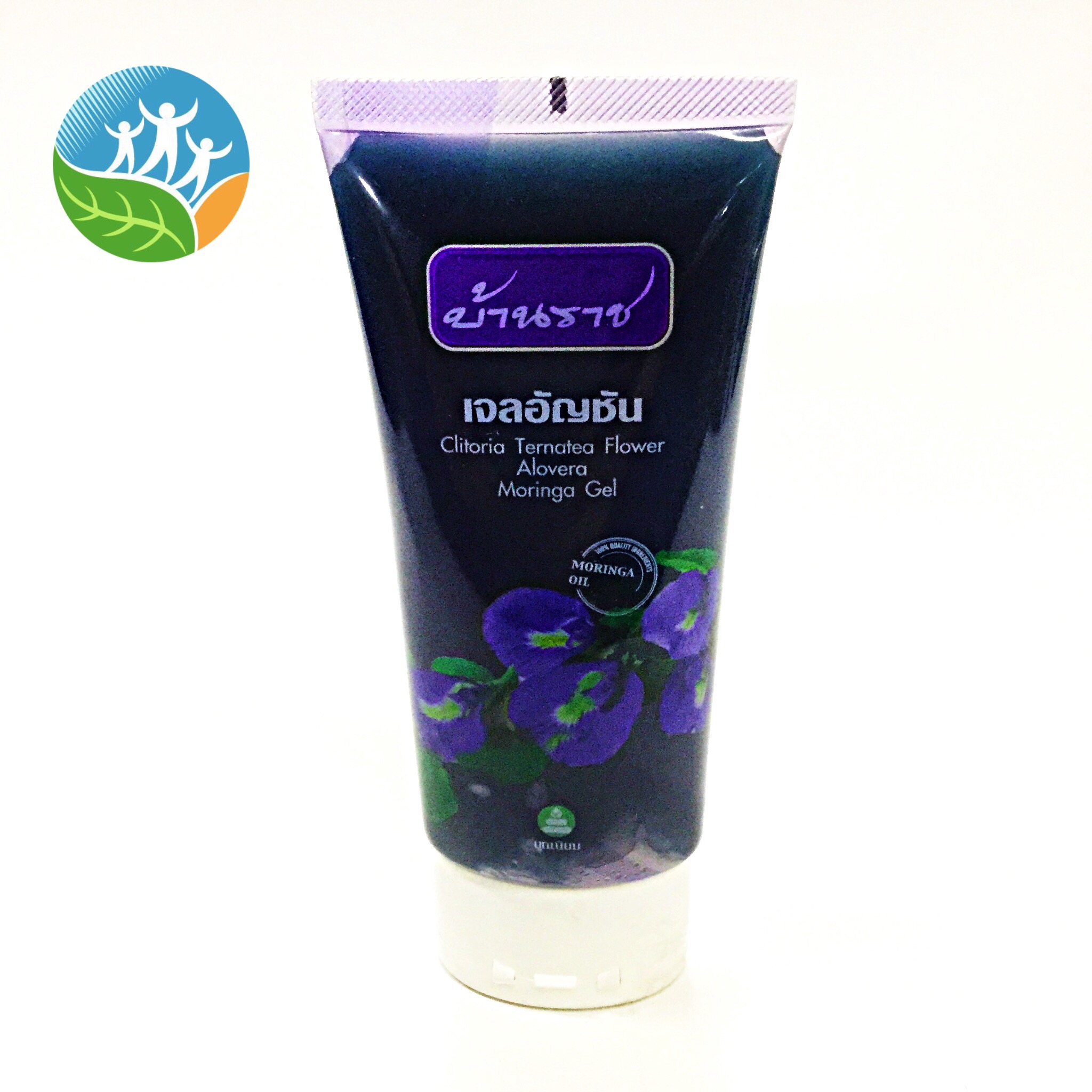 [บ้านราช] เจลใส่ผมอัญชัน (เจลจัดแต่งทรงผม) 100ml.