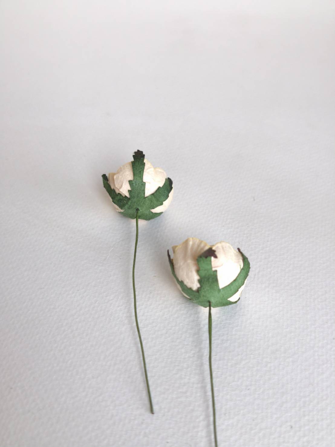 ดอกไม้กระดาษสา สำหรับตกแต่งของชำร่วย งานแต่งงาน ดอกกุหลาบกลม peony ขนาด 3.5 cm. จำนวน 25 ดอก, สีเหลืองไข่ egg color