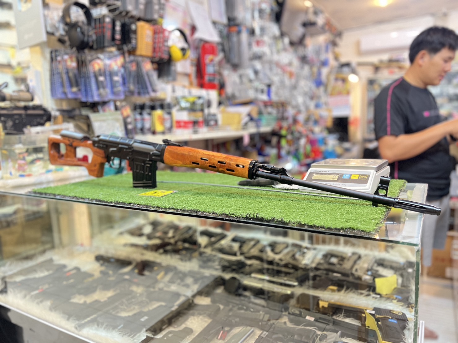 A&K รุ่น (SVD-MW-E)ระบบไฟฟ้า บอดี้โลหะ ไม้แท้ SVD Dragunova