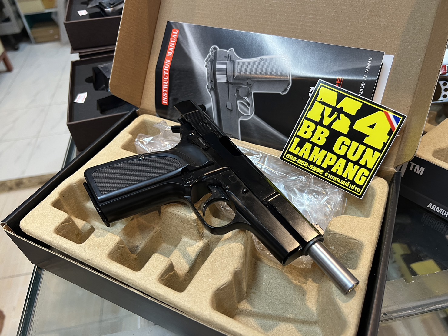 WE - Browning Hi-Power MK3 สีดำ