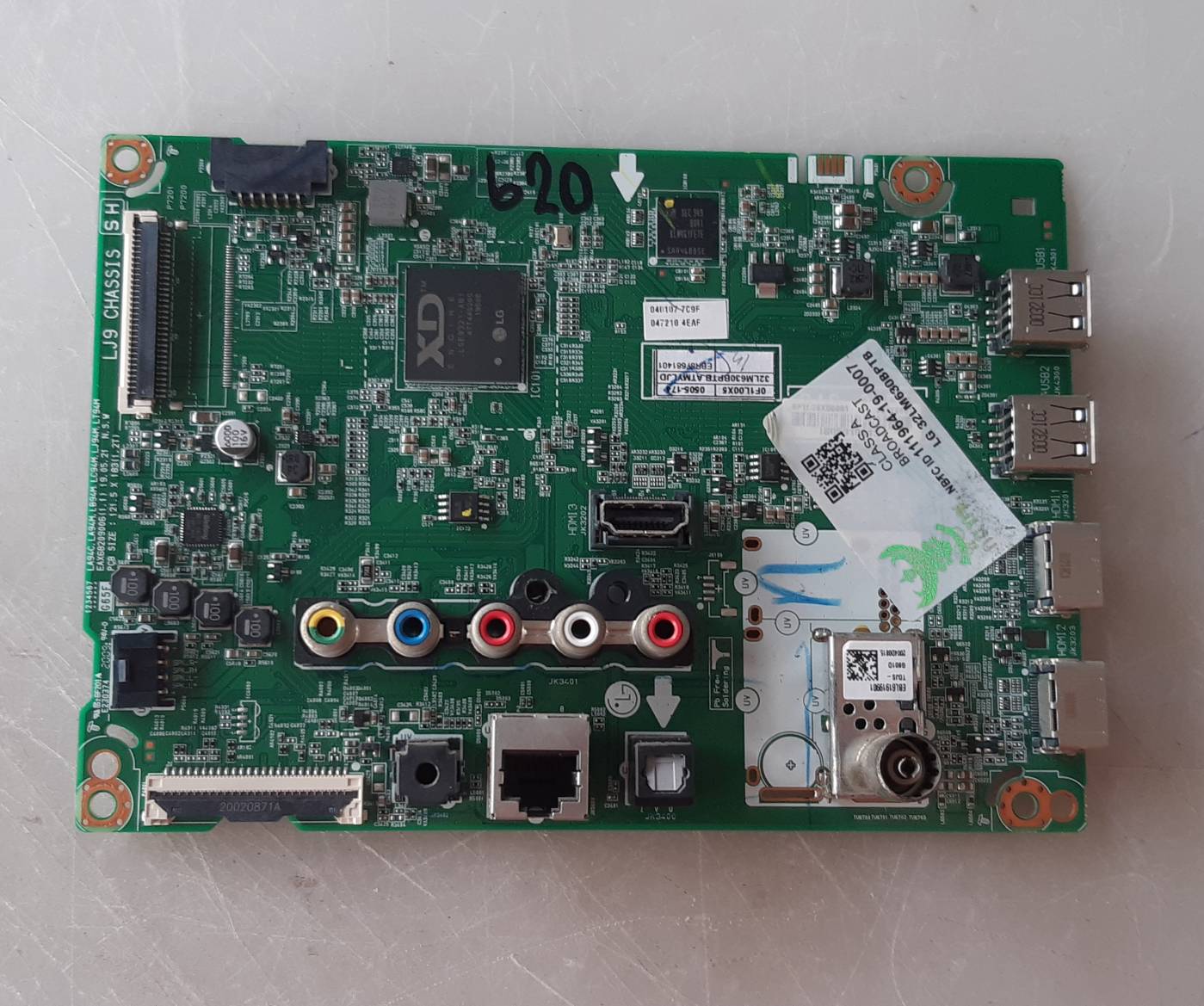 อันที่ 620 LG 32LM630B ซีสเตร็ม EAX68209006 ดีเทสแล้ว