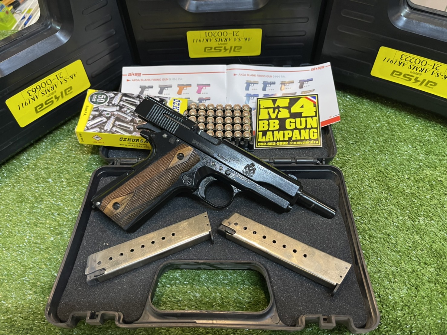 AKSA COLT 1911 ลาย Spring Field สีดำ