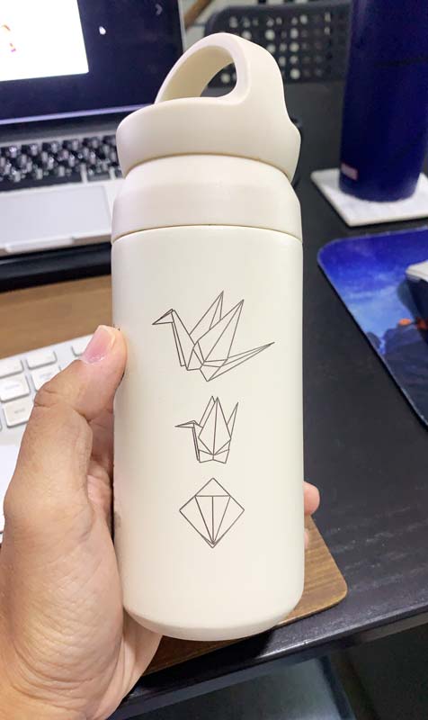 สลักโลโก้บริษัท เลเซอร์โลโก้บริษัท 2 จุด