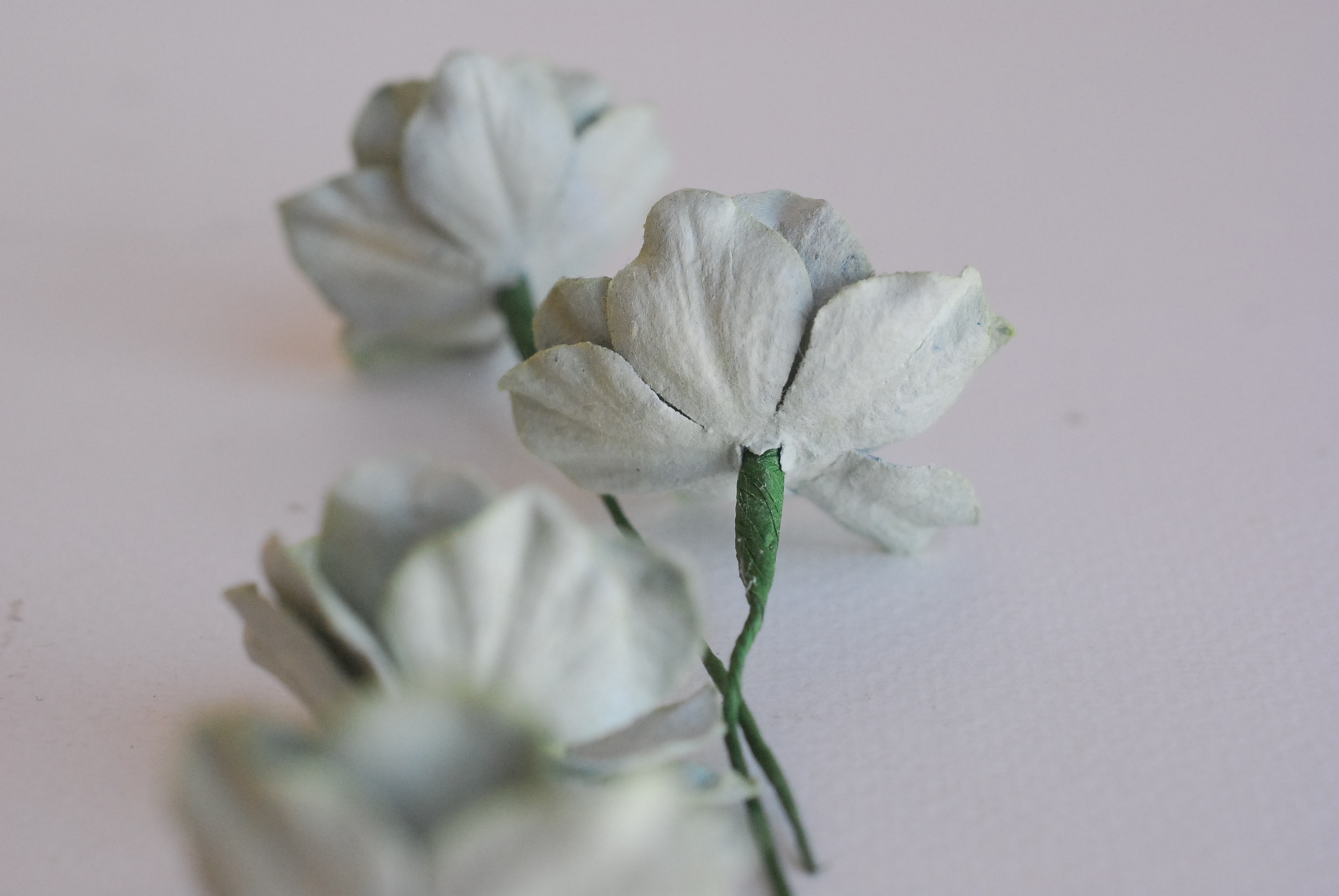 ดอกไม้กระดาษสา ดอกโลตัสอินโดนิเซียกระดาษ ดอกไม้กระดาษสาราคาส่ง ดอกไม้กระดาษสำหรับตกแต่งของชำร่วย งานแต่งงาน ทำช่อดอกไม้ติดอกเจ้าบ่าว ข้อมือดอกไม้เจ้าสาว ขนาด3.5 cm. 25 ดอก สีเขียวตุ่น Paper flowers supplies: DIY wedding tools Big Cherry blossom (Lotus Ind