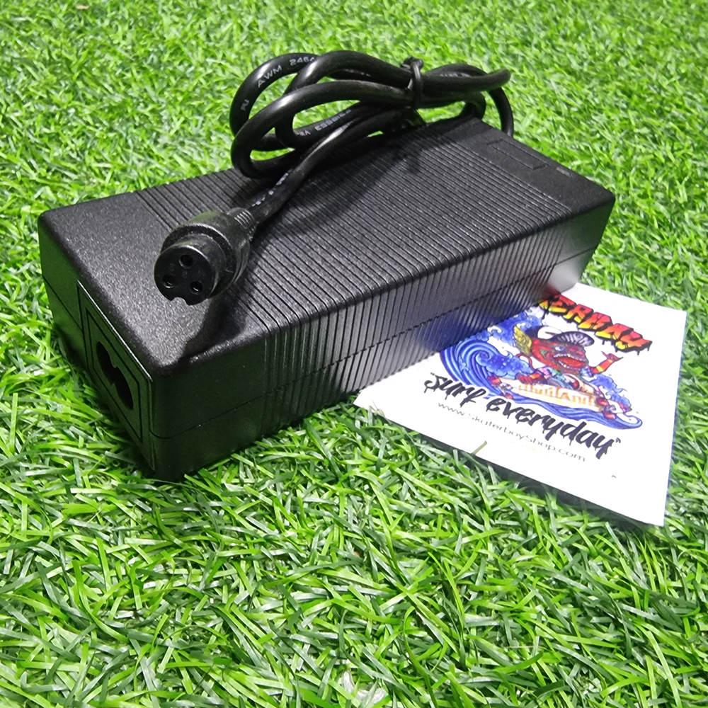 [0503] Adapter ชาร์จไฟ แบตเตอรี่ สเก็ตบอร์ดไฟฟ้า 36V หัวสามรูเล็ก รุ่น City, maxfind