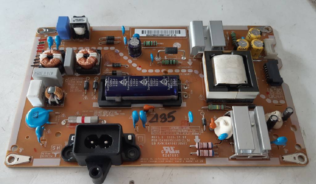 อันที่ 435 LG 43LH590T ซัฟฟลาย EAX66851301 ดีเทสแล้ว