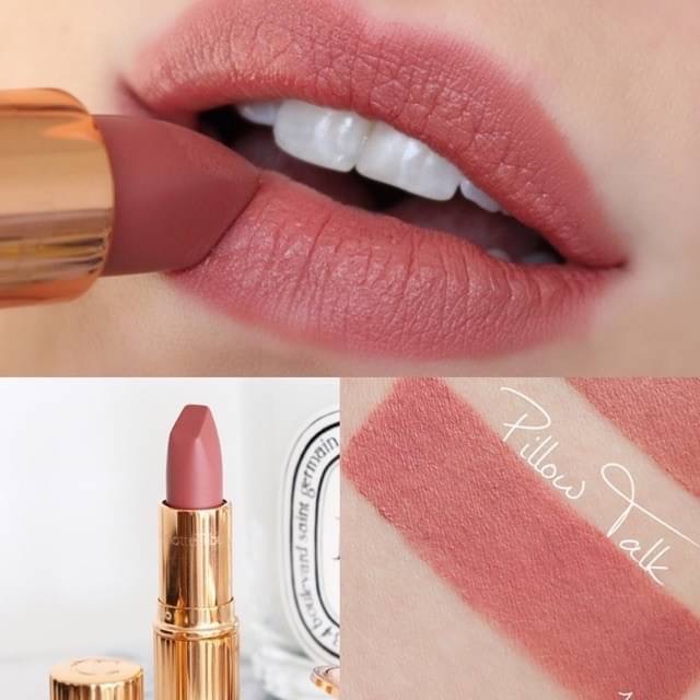 ลิปสติก Charlotte Tilbury Matte Revolution Lipstick 1.5g # Pillow Talk (No Box)