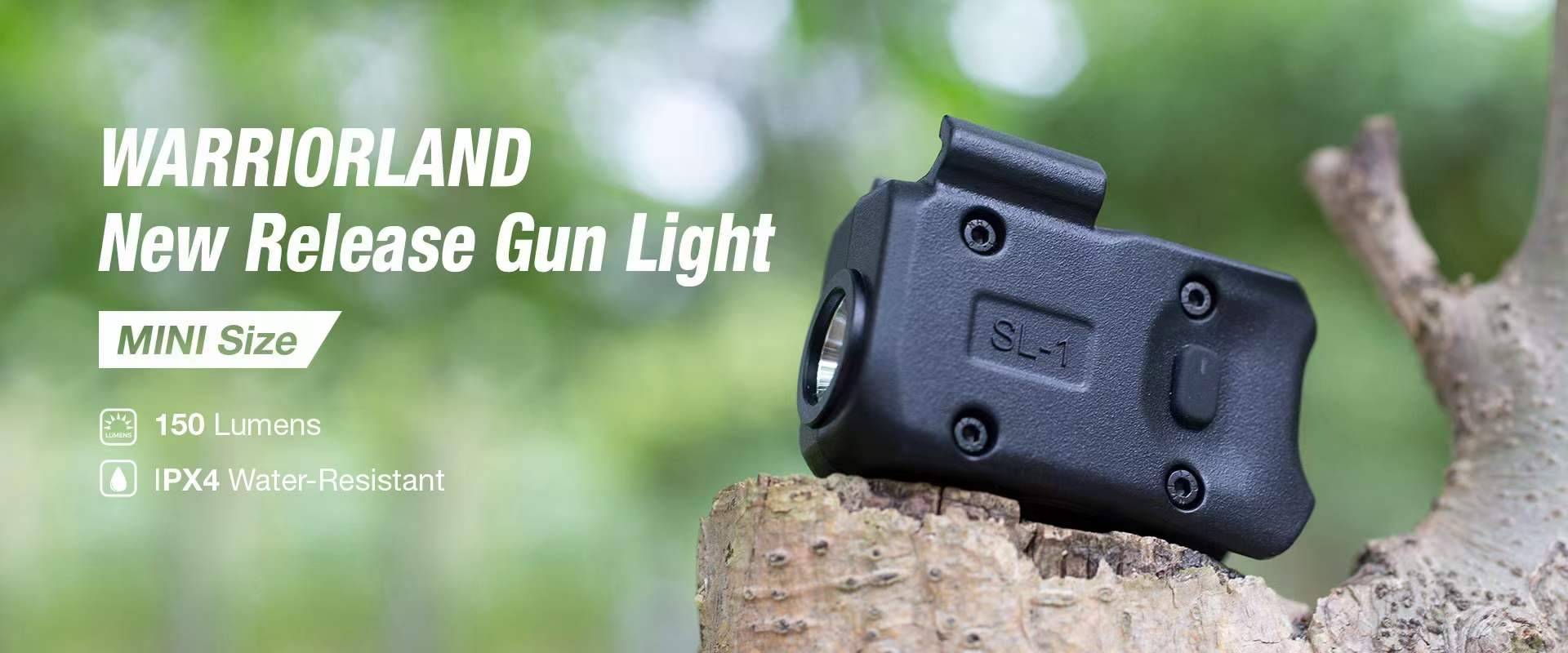 ไฟฉาย Warriorland SL-1 + ซองพกใน Kydex (Springfield Hellcat) (K2460)