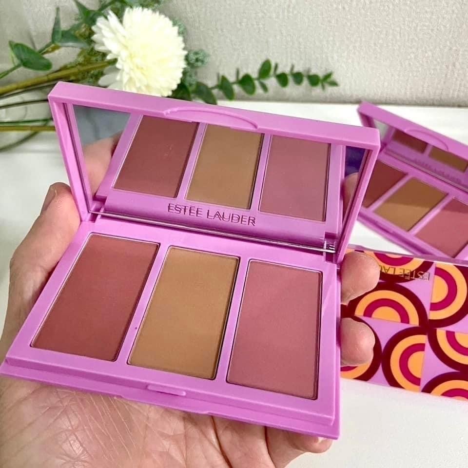 Estee Lauder Limited Edition Cheek Compact with Pure Color Envy Sculpting Blush & Bronzer 13.31 g (No Box)
