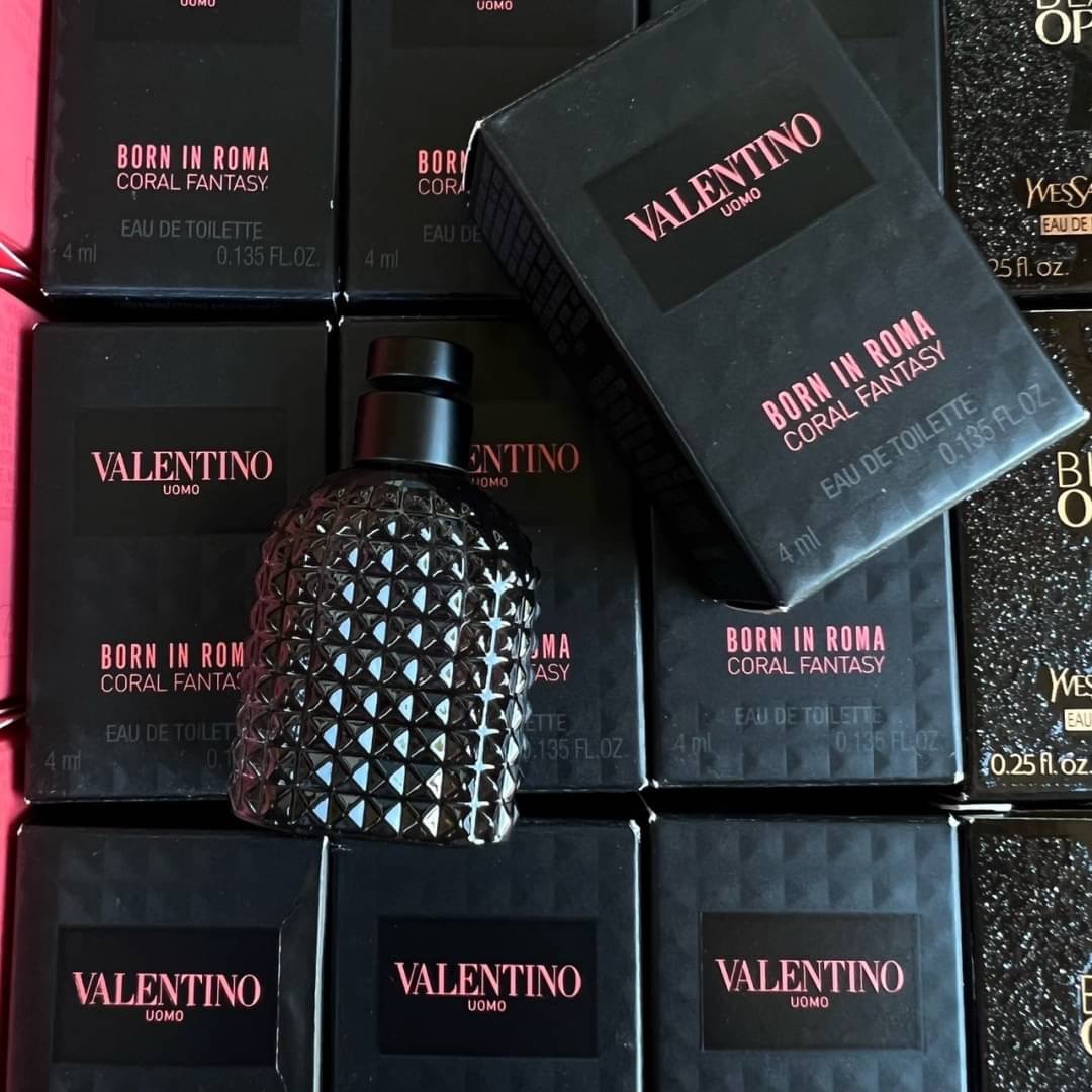 Valentino Uomo Born In Roma Coral Fantasy EDT For Men ขนาดทดลอง 4 ml