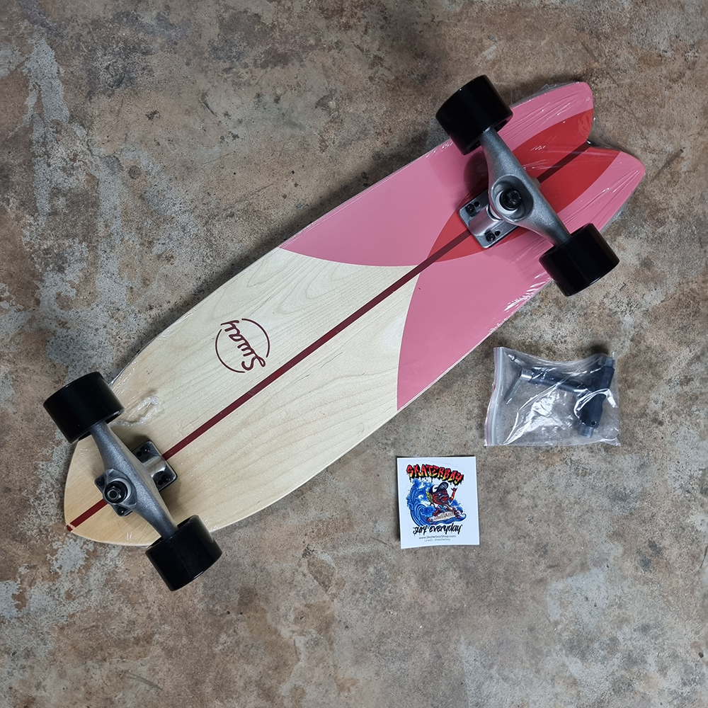 0201 Surf skate บอร์ด32นิ้ว แนะนำสูงไม่เกิน150cm เลี้ยว40,50องศา พร้อมเล่น