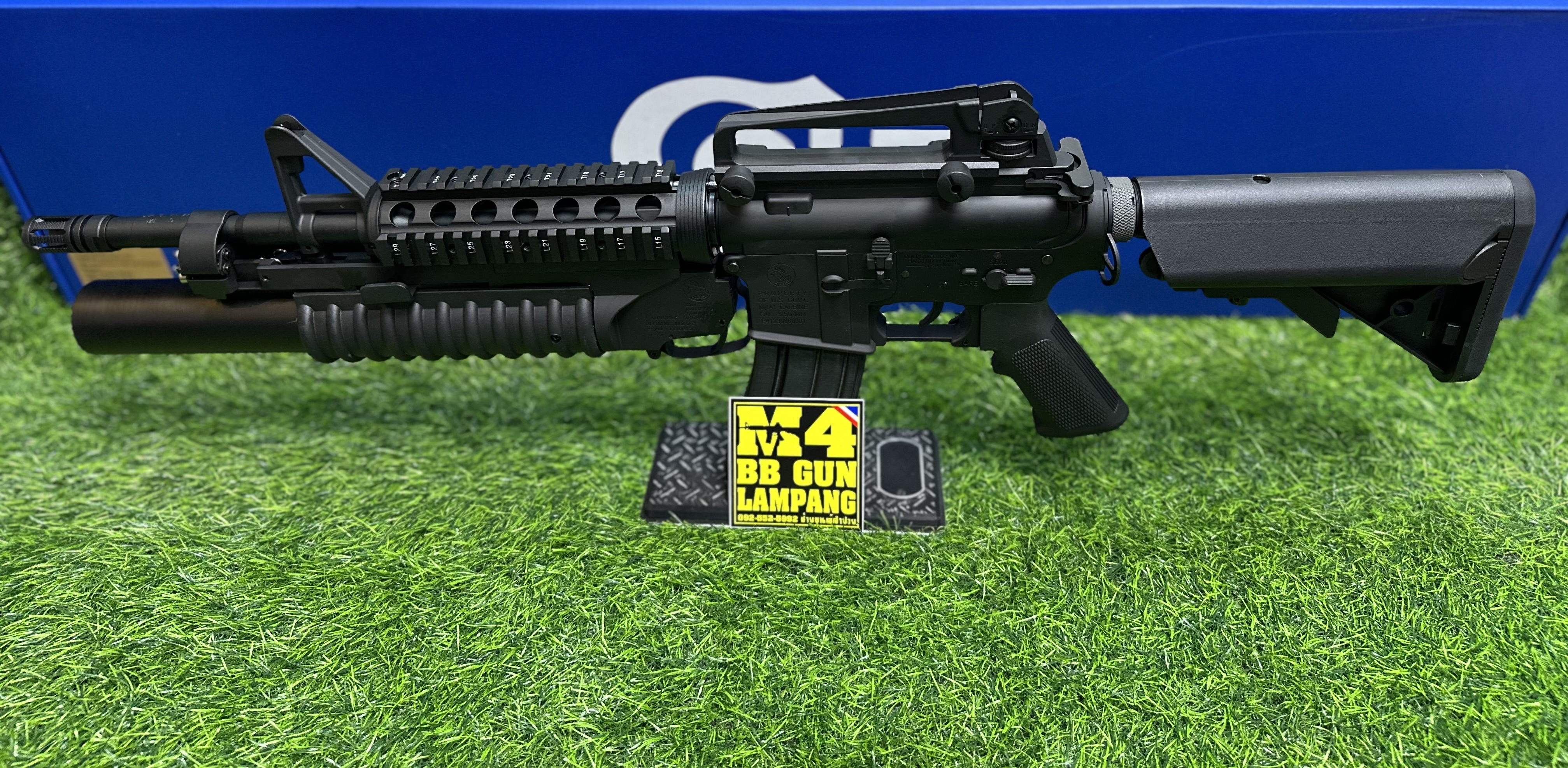 E&C x Cybergun -707 S4 M4 Ris + M203