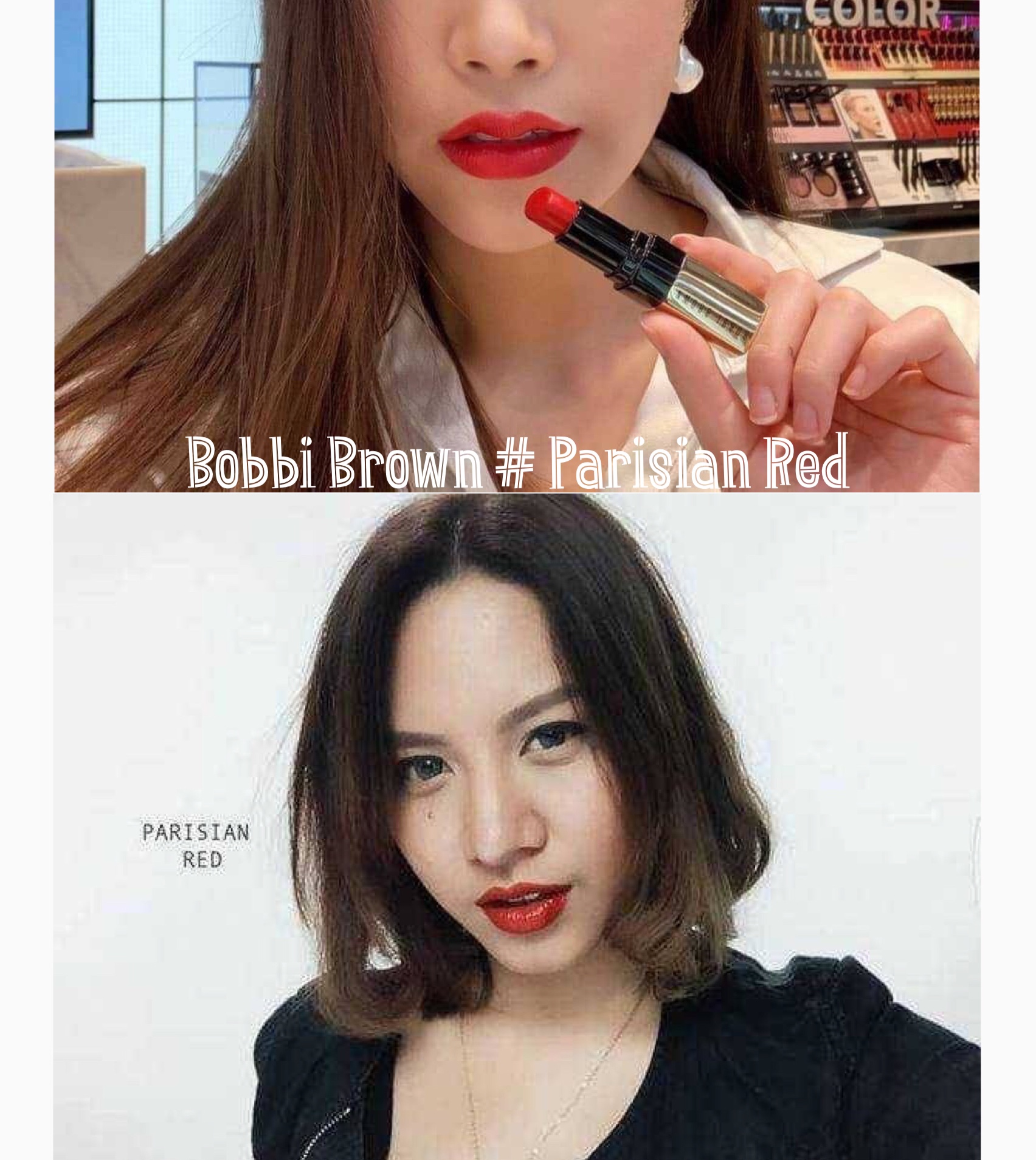 ลิปสติก Bobbi Brown Luxe Lip Color 2.5g # 28 - Parisian Red
