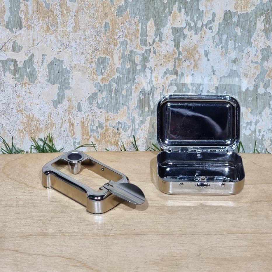 [1003] ถังขยะ เขี่ยขี้เถ้า พกท่องเที่ยว outdoor พร้อมที่วาง ถอดได้