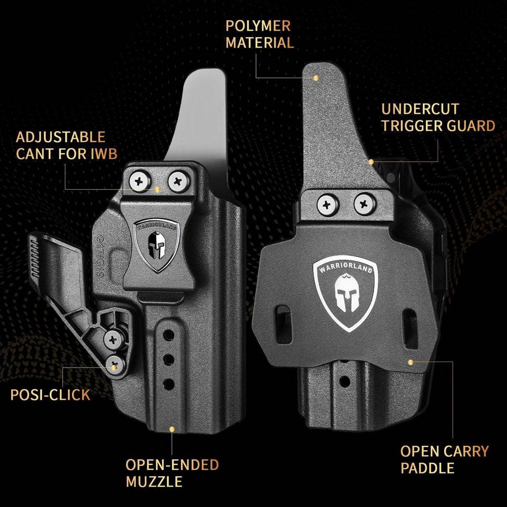 ซองพกใน/นอก G17/19 Polymer Warriorland (K0590)