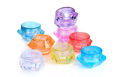 กระปุกครีมทรงเพชรใส 5 กรัม 20 ชิ้น (คลิกเพื่อเลือกสี)