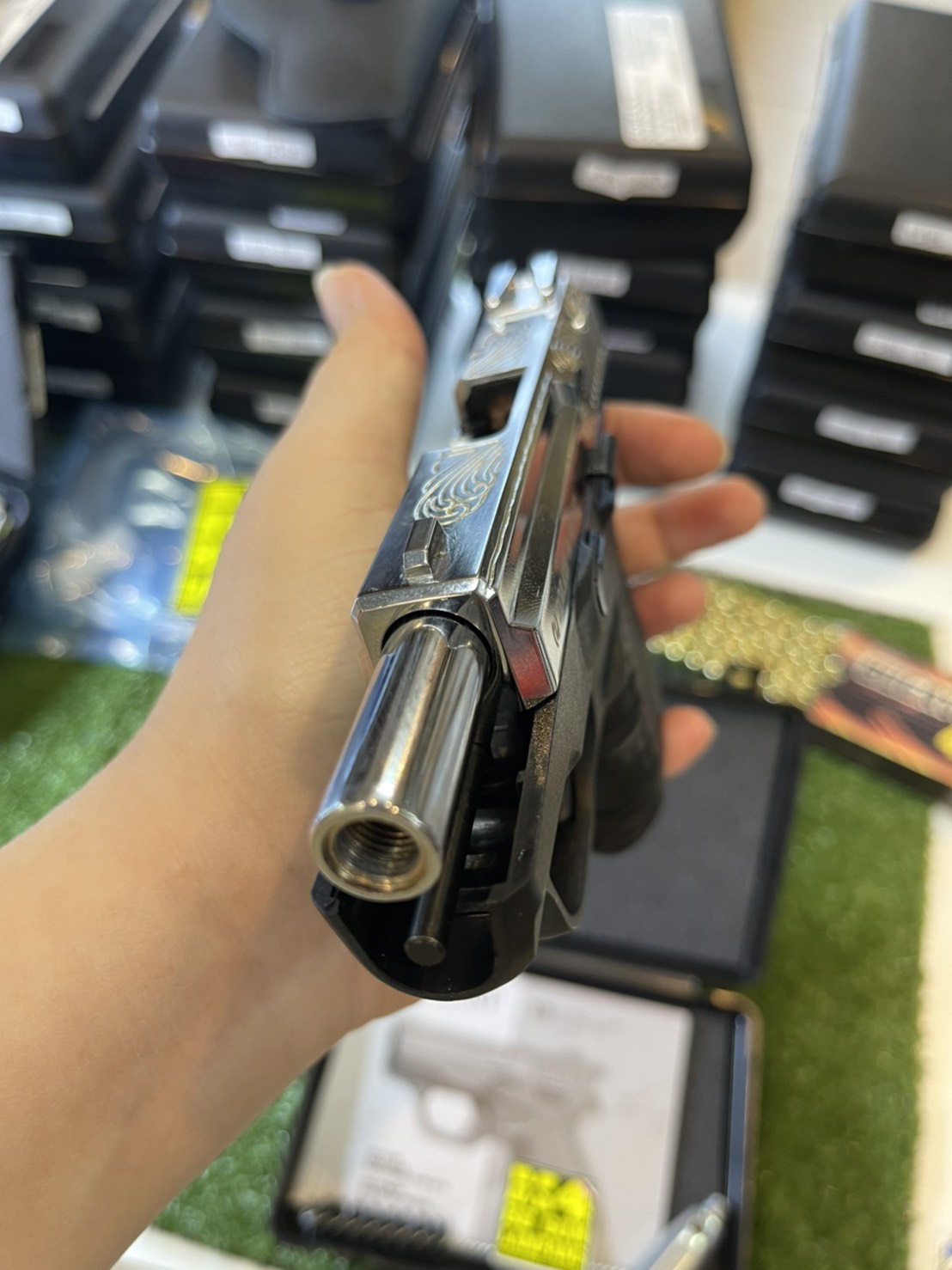 ZORAKI M906TD เงินเงา-ลายไทย