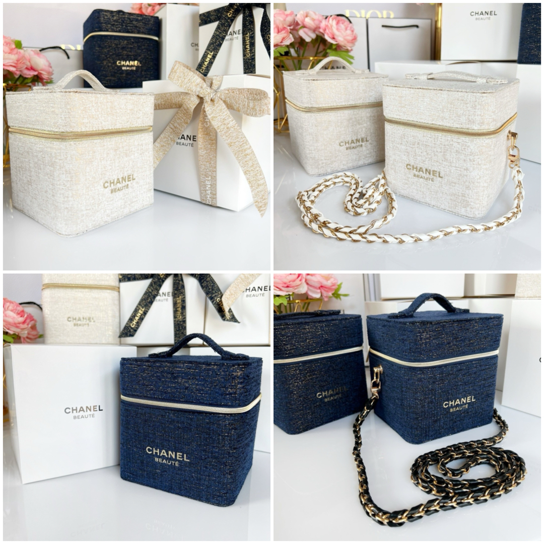 กระเป๋าเครื่องสำอาง Chanel Beaute Makeup Box VIP Bag Collection 2023 ทรงกล่องลูกบาศก์