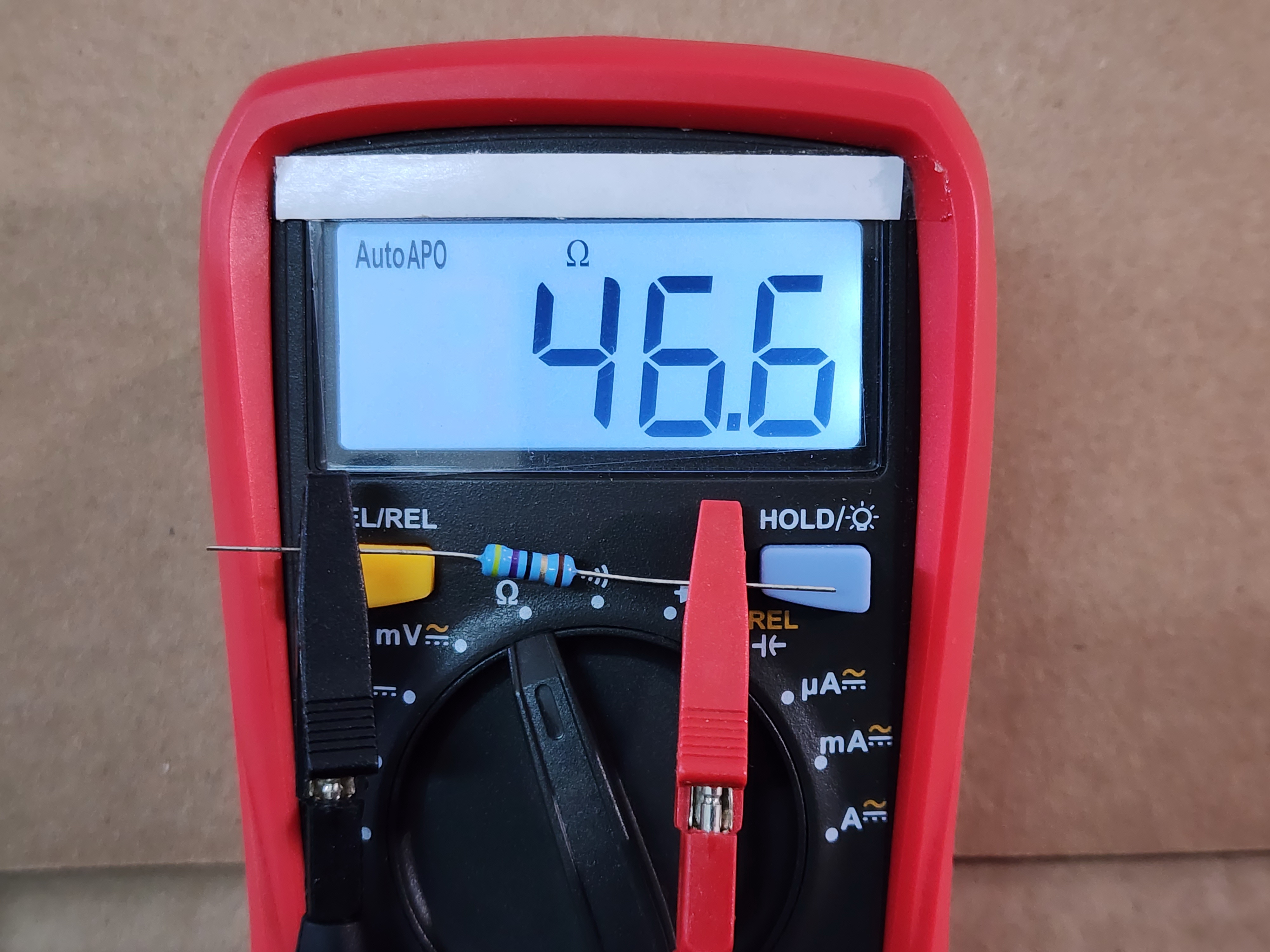 ตัวต้านทาน 47 Ohm ±1% 5 แถบสี มีสีอะไร