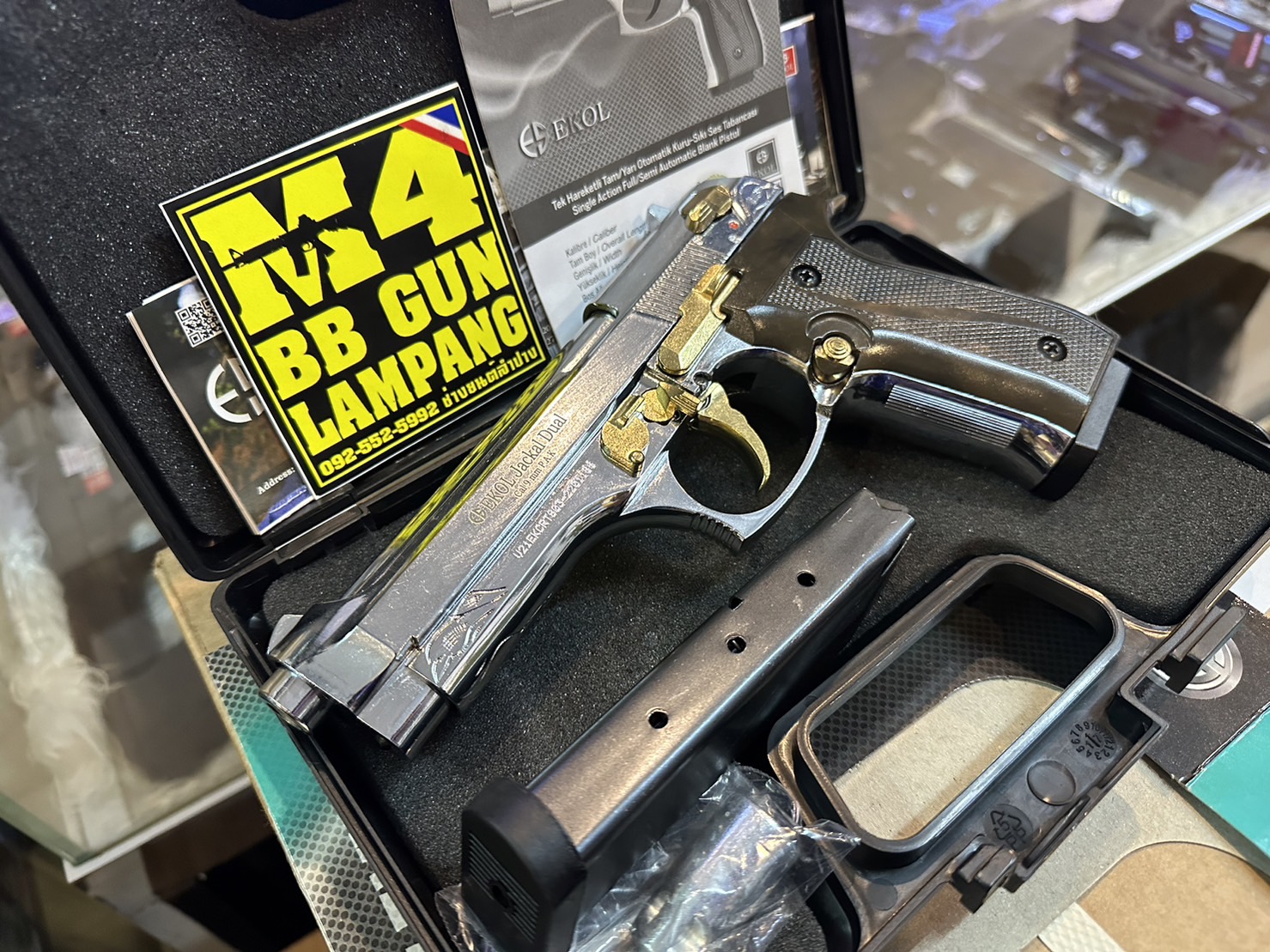 EKOL Jackal Dual เงินเงา ไกรทอง ลายไทย