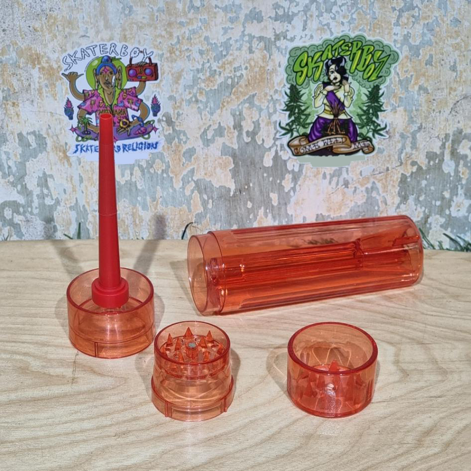 [1002] Grinder บด พร้อม โรล ใส่กรองได้ ใช้งานง่าย ที่บดสมุนไพร เครื่องบดสมุนไพร บดกาแฟ ไกเดอร์บด