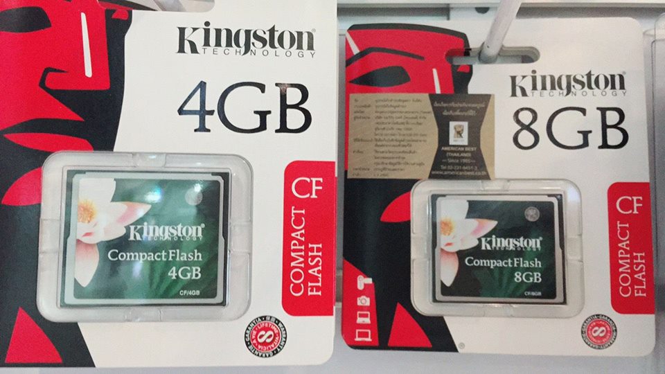 Kingston Cf Memory Card Compact Flash 8GB