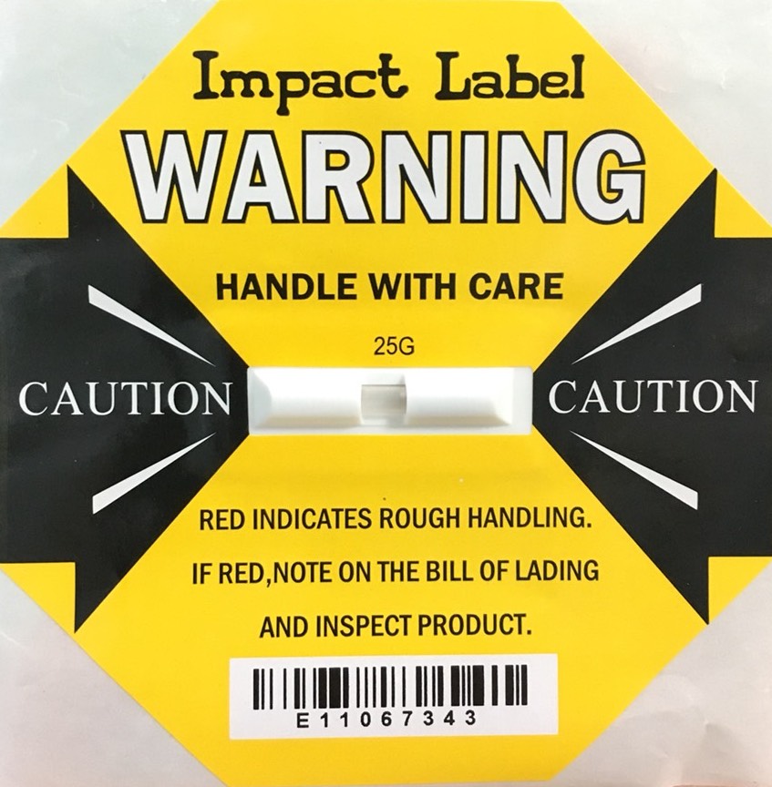 Impact Label /Impact Indicators (สติ๊กเกอร์วัดแรงตกกระแทกระหว่างขนส่ง) 1 กล่อง (50 ชิ้น) ราคารวม vat แล้ว