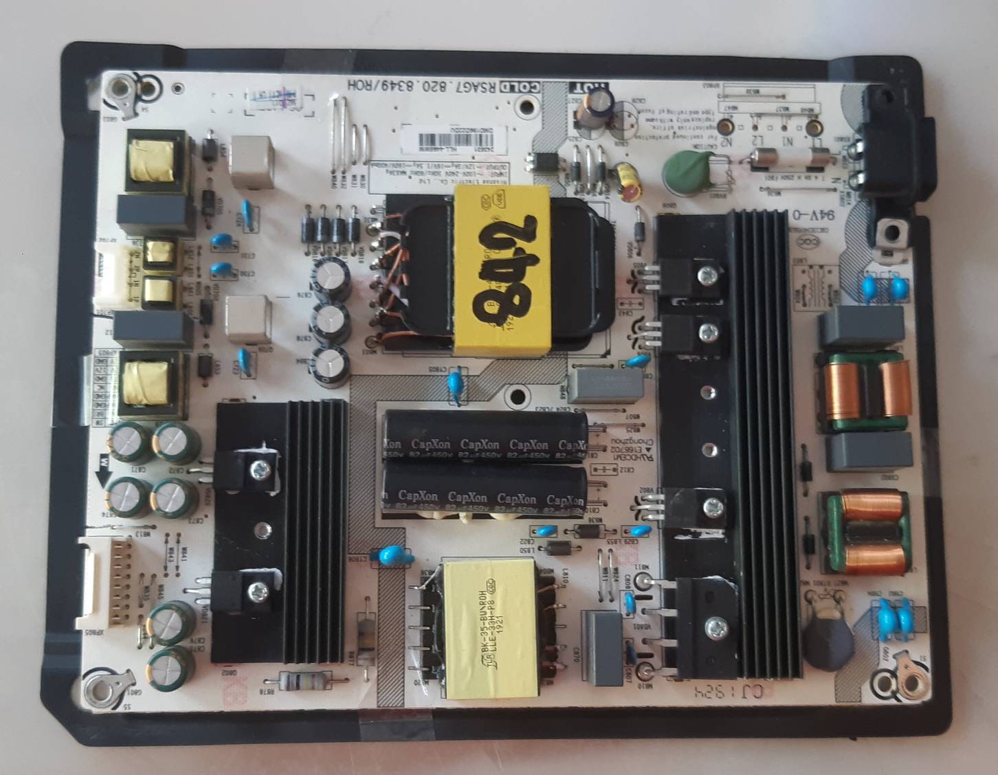 อันที่ 842 Hisense 55B7500UW ซัฟฟลาย RSAG7-820-8349 ดีเทสแล้ว