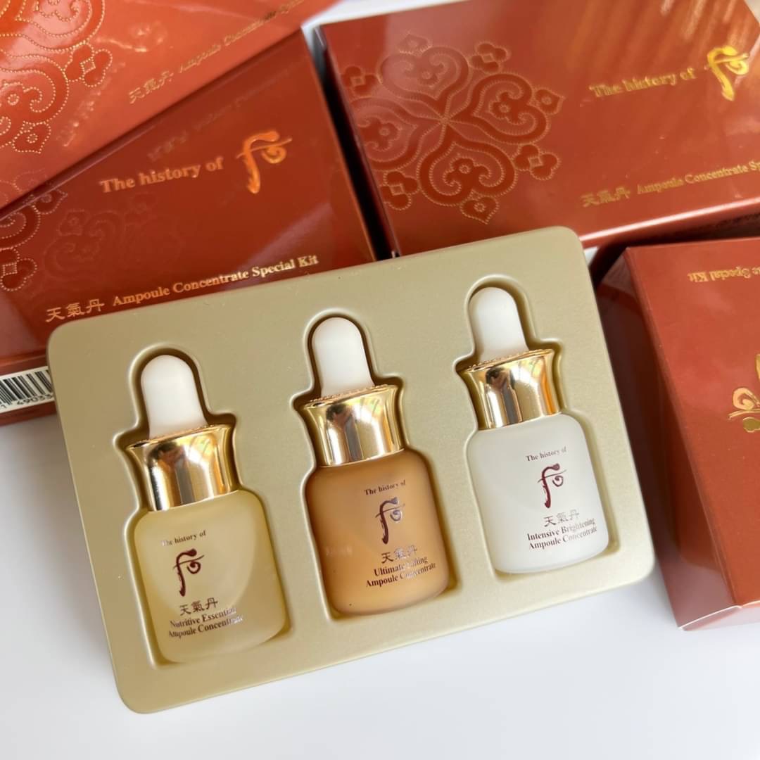 The history of whoo Cheongidan Nutritive Essential Ampoule Concentrate 3 pcs.