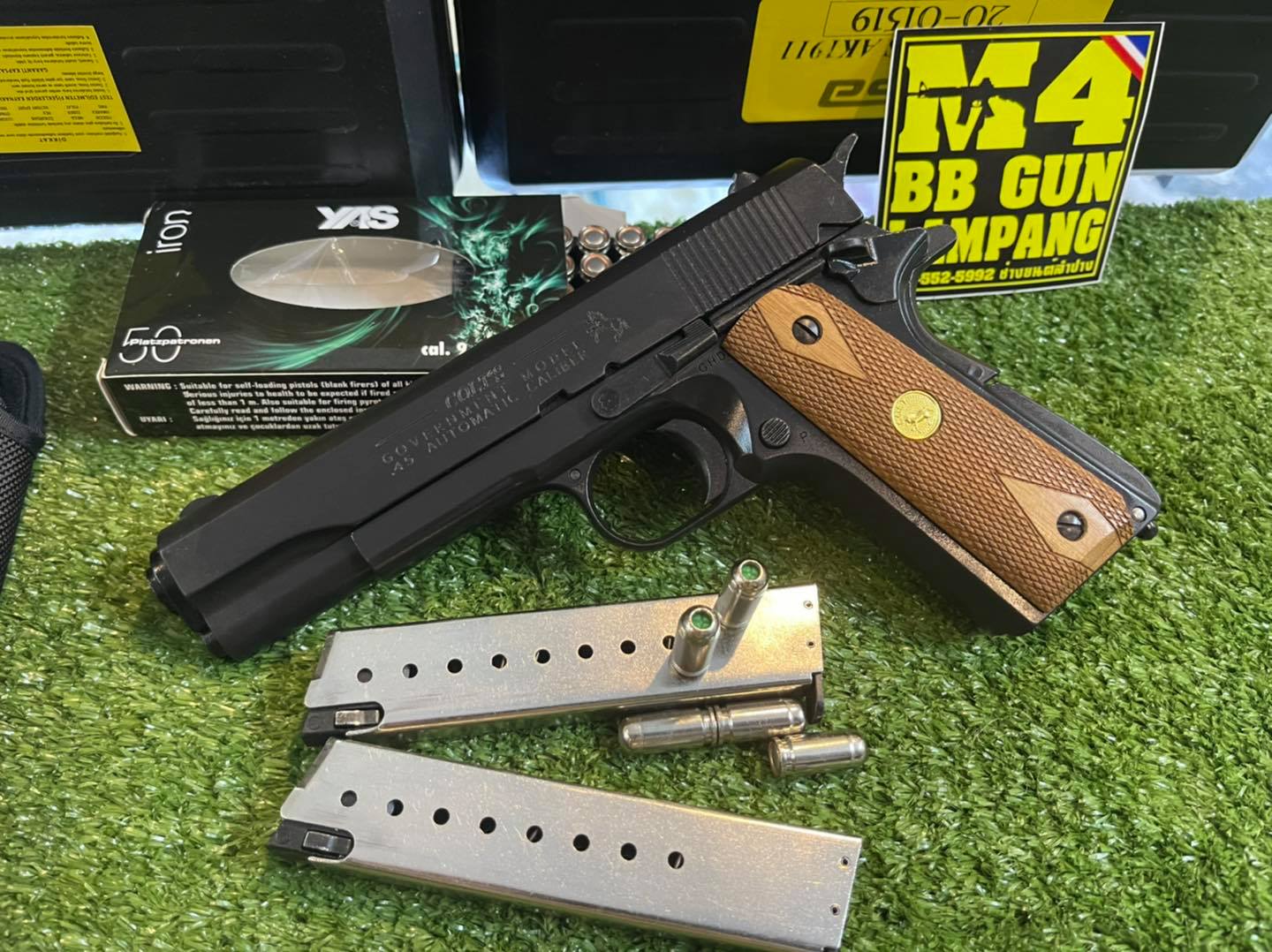 AKSA COLT 1911 ลาย Government สีดำ