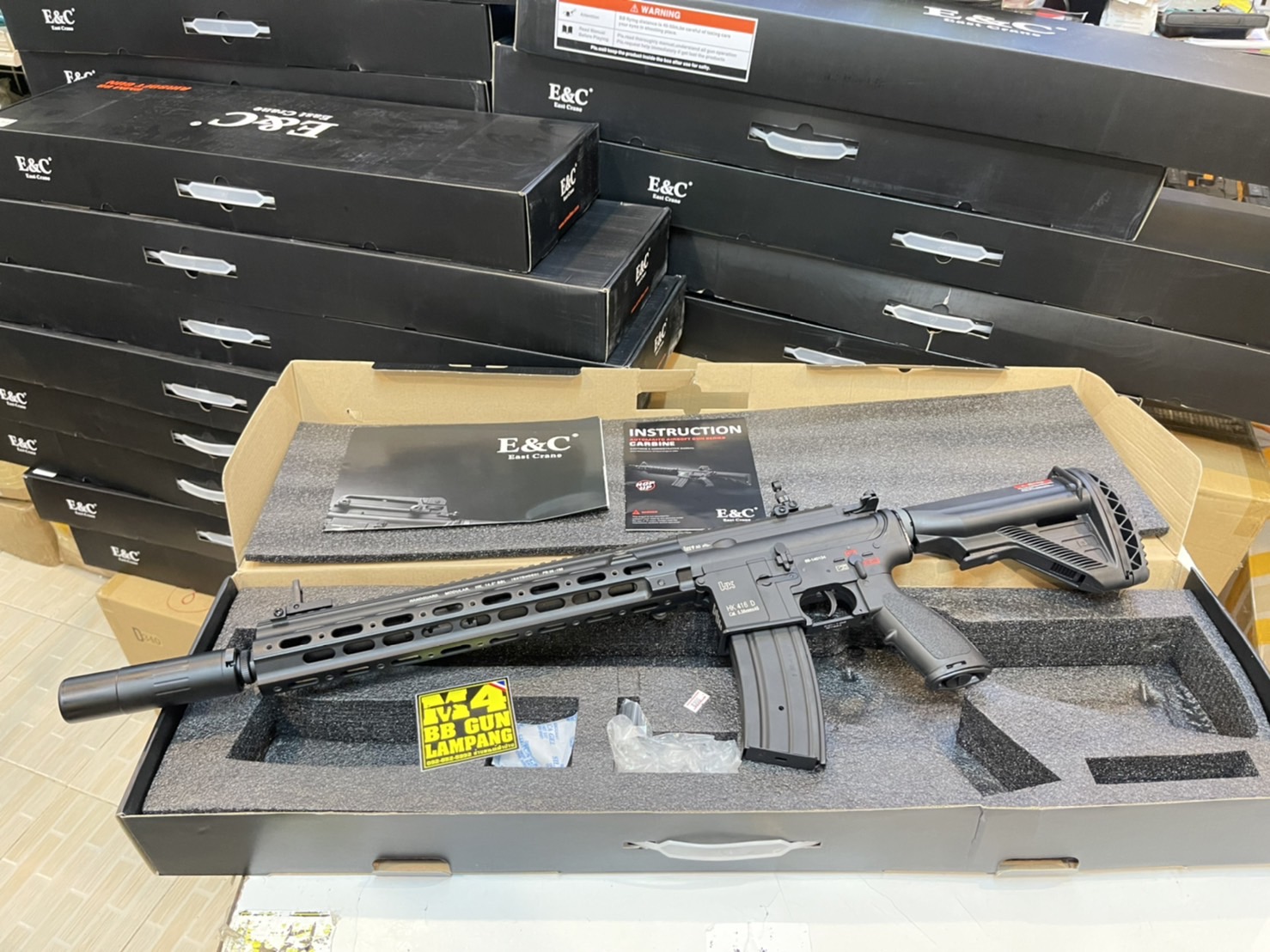 E&C 106 S2 : Geissele HK 416 SMR 14.5 บอดี้โลหะ