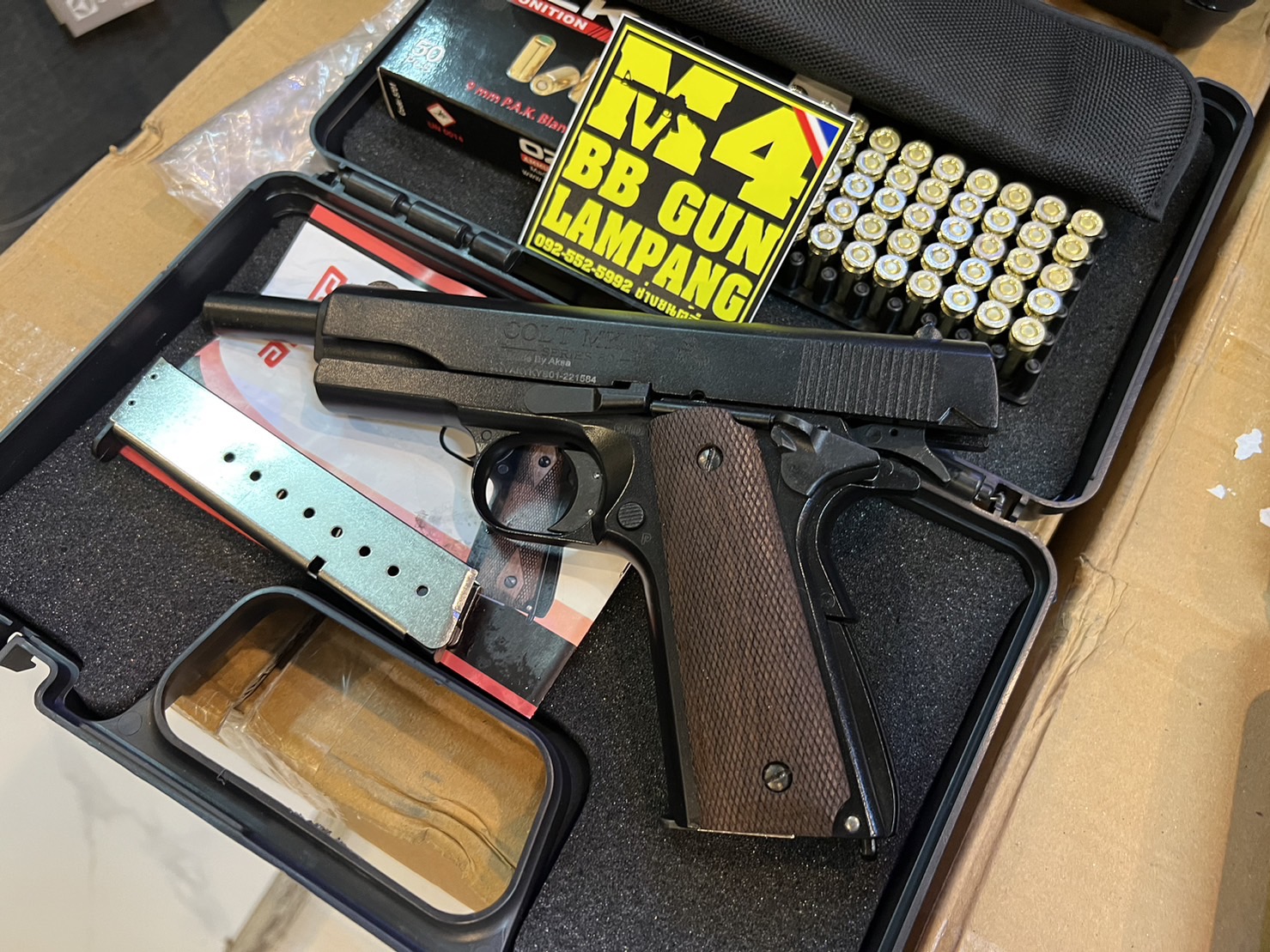AKSA COLT 1911 ลาย Series 80 สีดำ