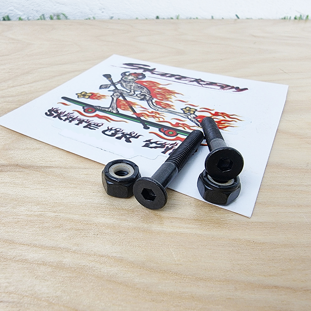 [0309] Skateboard truck mounting nut, hexagonal head, shoulder with female, size skate tool 25mm 28mm 30mm 35mm 53mm