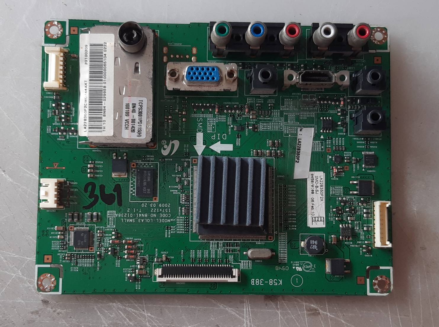 อันที่ 361 Samsung LA22B350f2 ซีสเตร็ม BN41-01238 ดีเทสแล้ว
