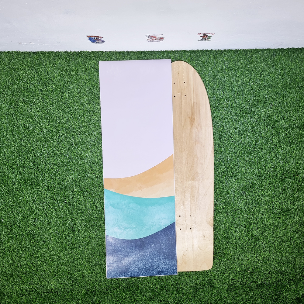 [0303] สติ๊กเกอร์ PVC ติดใต้ท้องบอร์ด ติดง่าย กันน้ำ ลายเรียบๆ