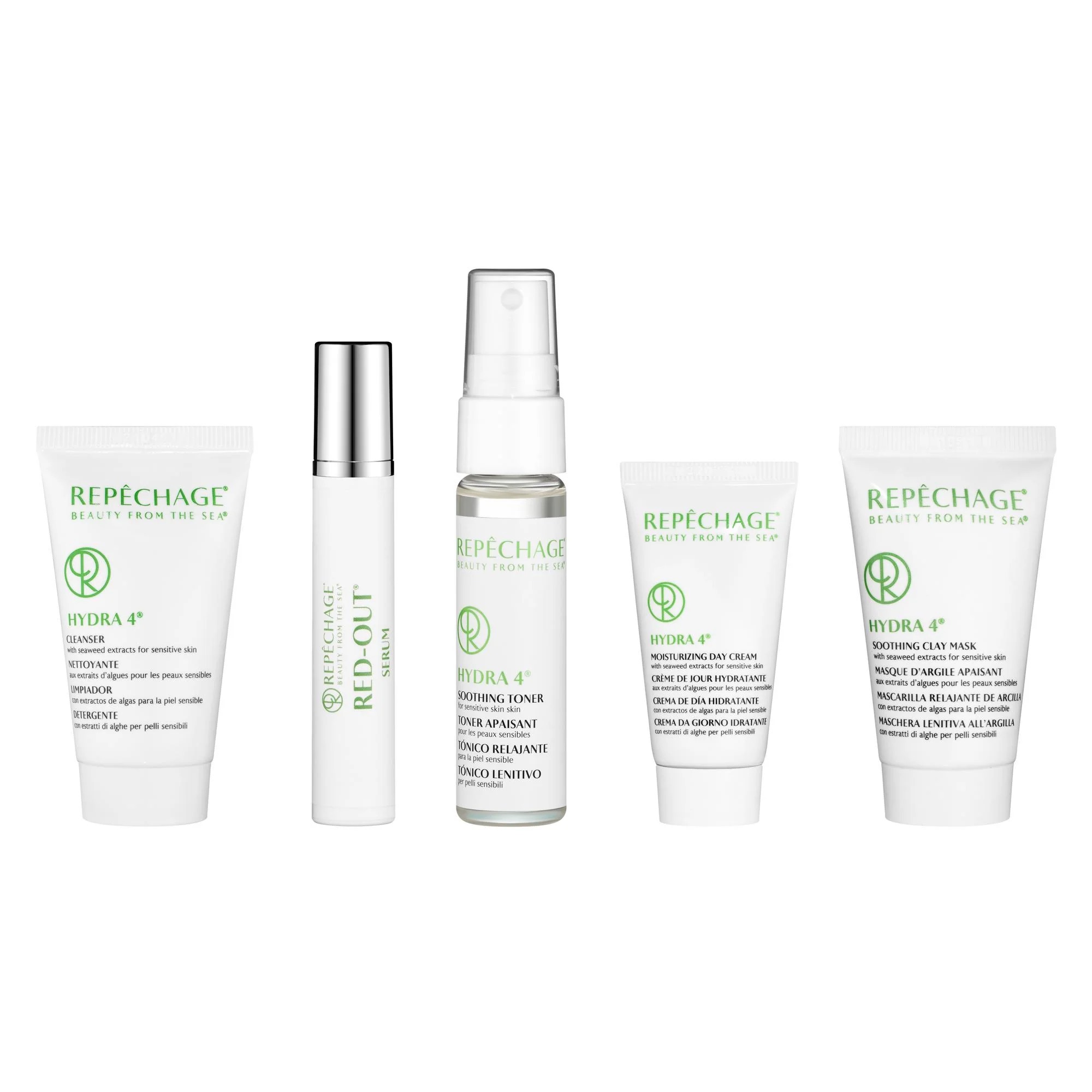 Repechage Hydra 4 Starter Collection เซ็ททดลอง Hydra 4 สำหรับผิวบอบบาง แพ้ง่าย รวมถึงผิวแห้ง 0 กก.