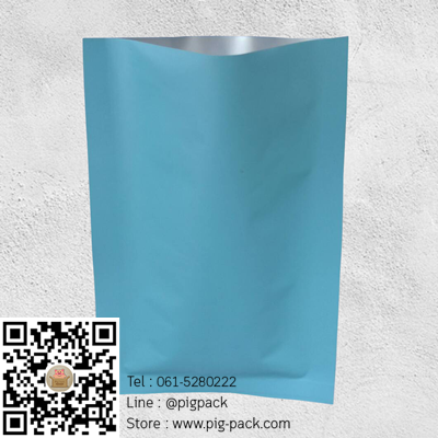 ซองฟอยล์พาสเทลสีฟ้า 10x15cm แพ็ค100ชิ้น : 004478