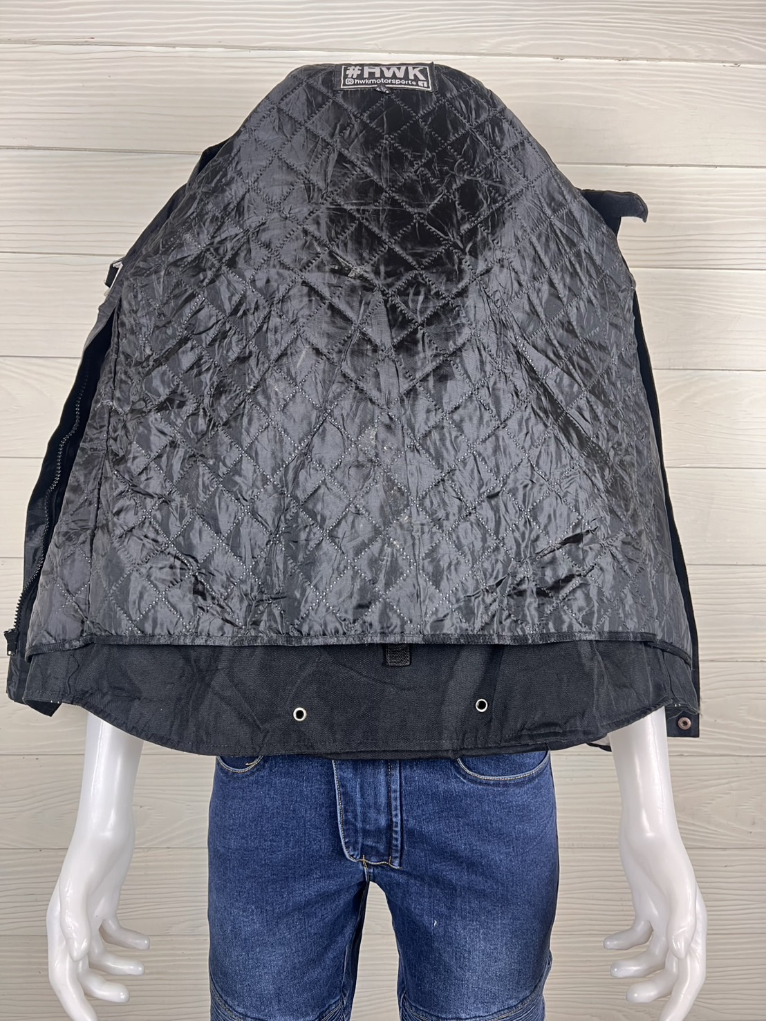 เสื้อขี่มอเตอร์ไซด์( มือสอง) CTA 595 : อก 52" ยาว 28" รอบเอว 48“ (XL) HWK