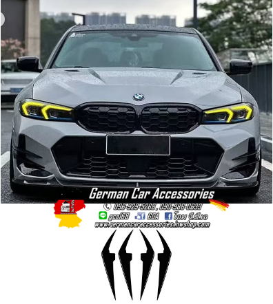Canard ดำเงา BMW G20 LCI
