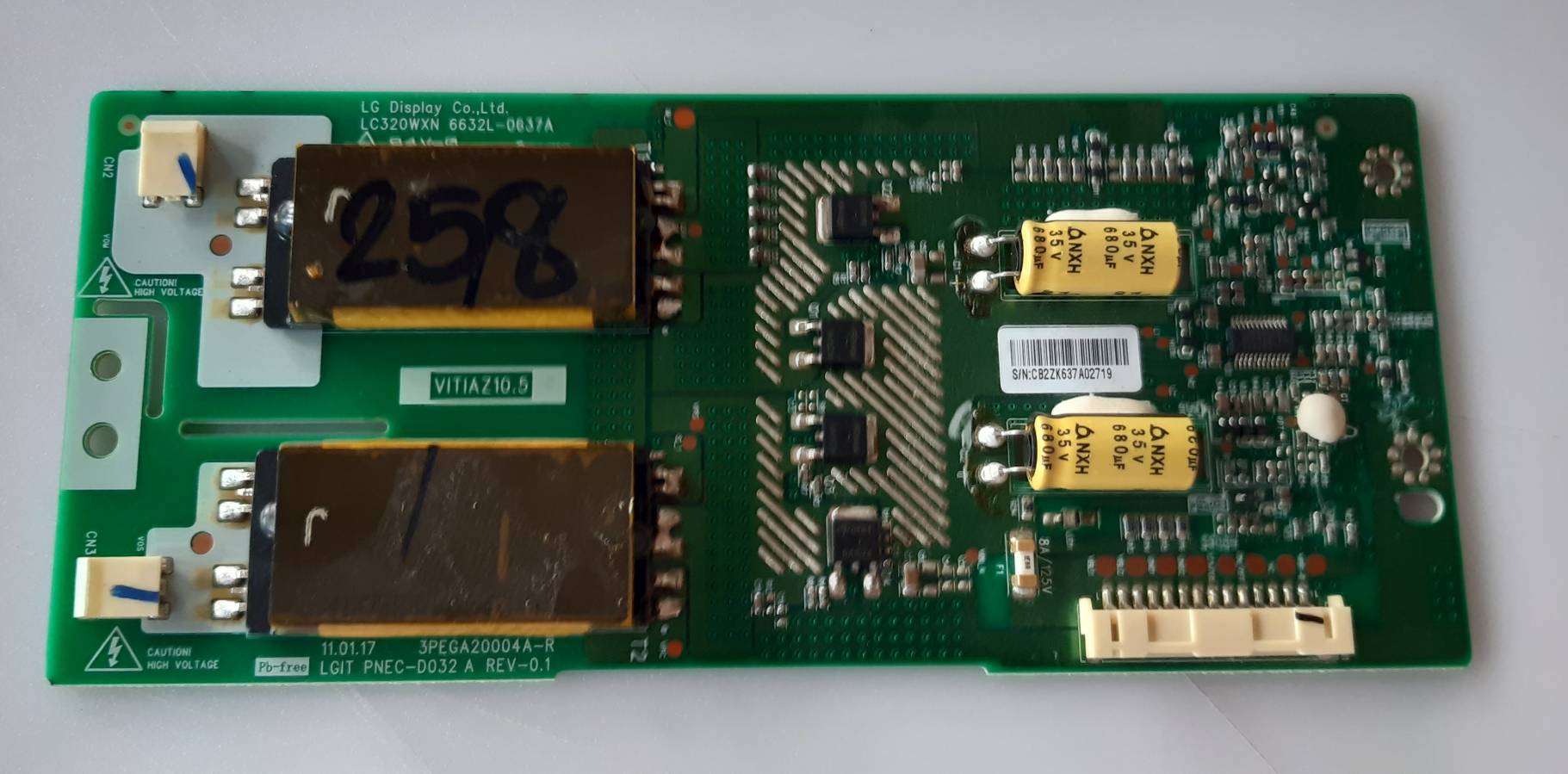 อันที่ 258 LG 32LK330 อินเวอร์เตอร์ 6632L-0637A ดีเทสแล้ว