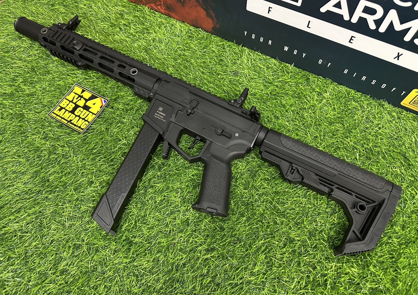 Specna Arms SA-FX02 FLEX™ HAL ETU : AR9 Custom (Black)