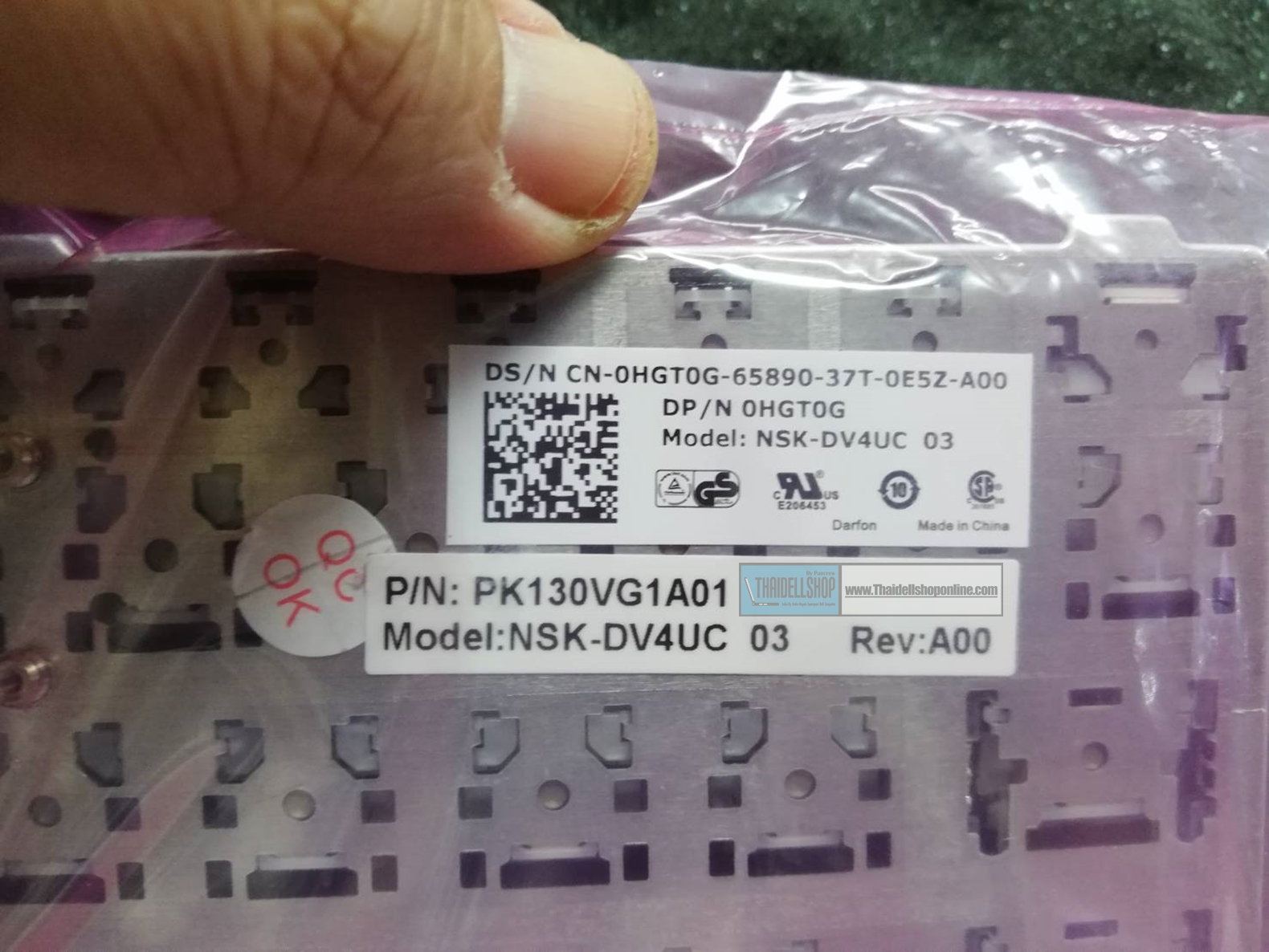 Keyboard Dell Latitude E6440 Thai/eng (Part: HGT0G) ของแท้จาก Dell
