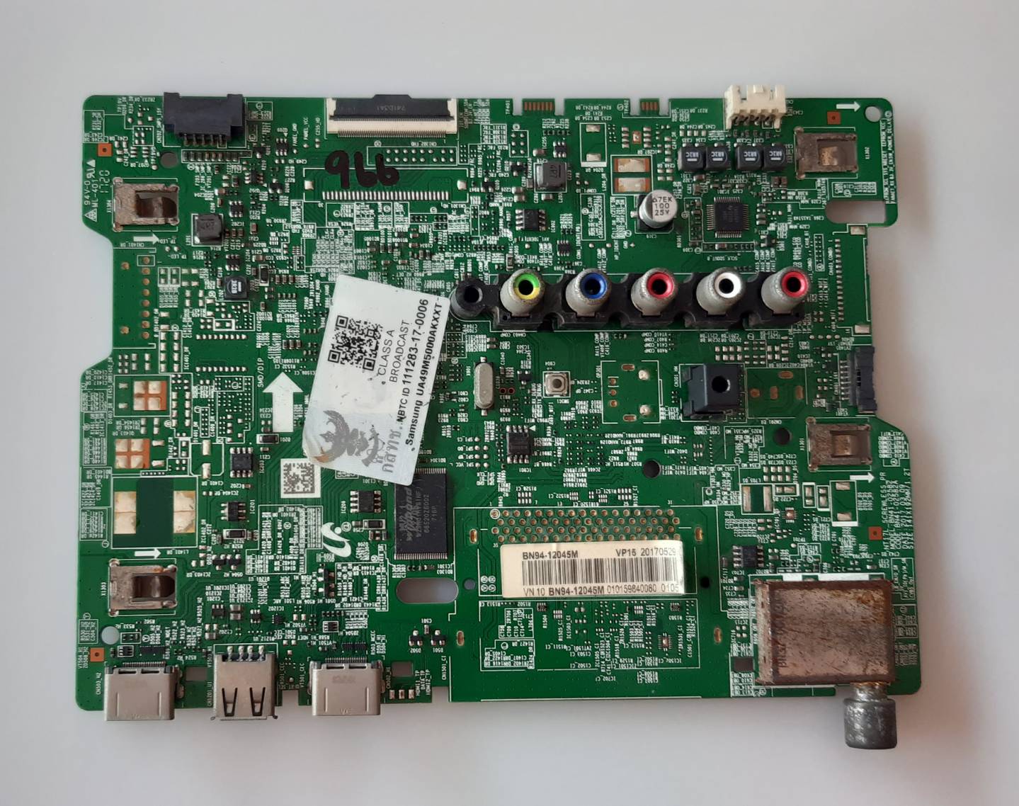 อันที่ 966 Samsung UA49M5000AK ซีสเตร็ม BN41-02582 BN94-12045B ดีเทสแล้ว