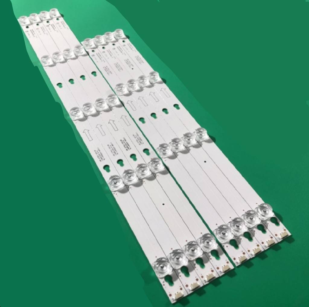 หลอดใหม่อันที่ 849 หลอด 55D2900 55HR330M05A8 5หลอด8แถว (4+5x4 LED JL.D55051330-004es